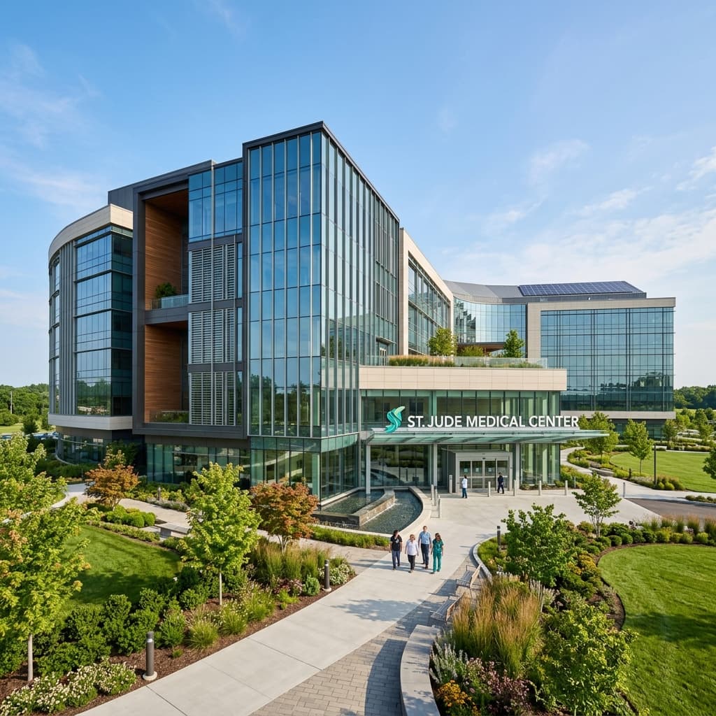 Modern Hospital Exterior